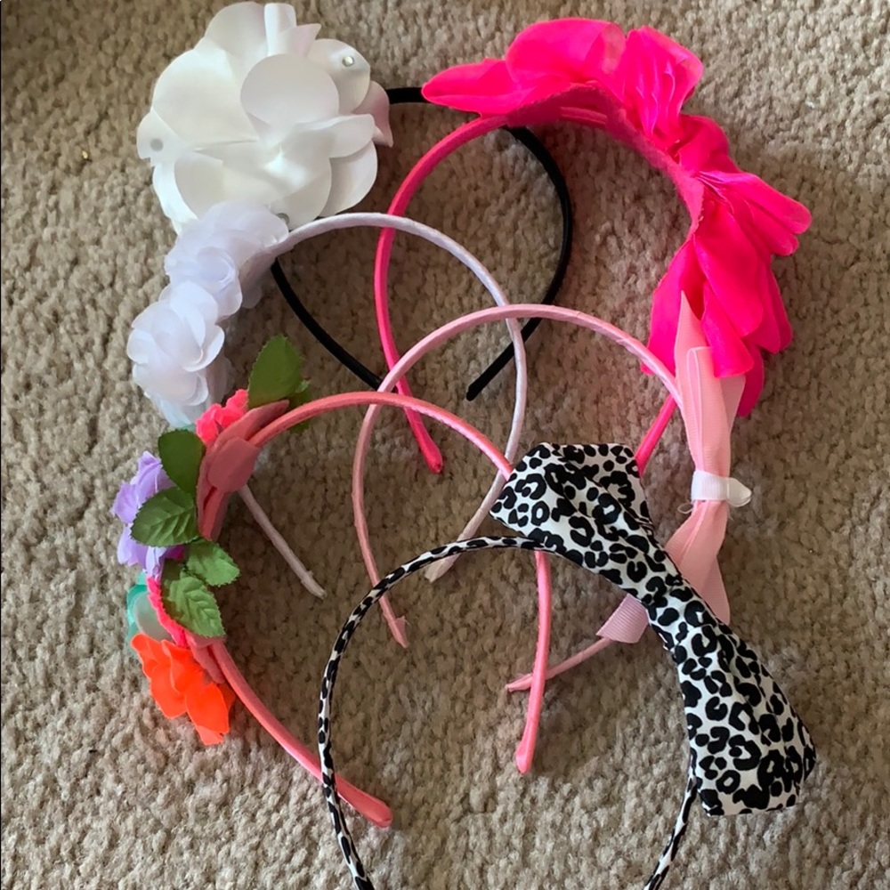6 Girls kids headbands